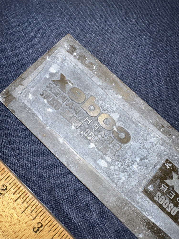 Printing Plate ( Codex Graph Paper Norwood Mass.)