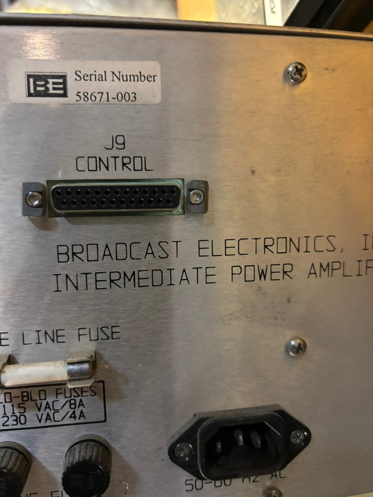 Broadcast Electronics IPA Intermediate Power Amplifier