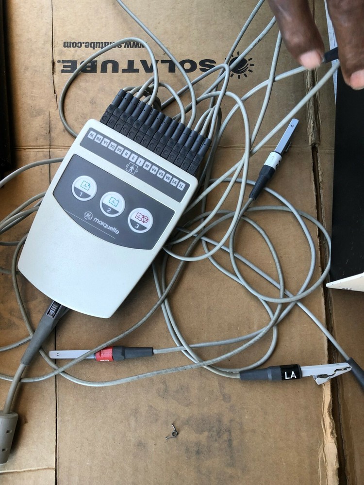 GE Marquette MAC 5000 ECG EKG System with CAM-14 Module