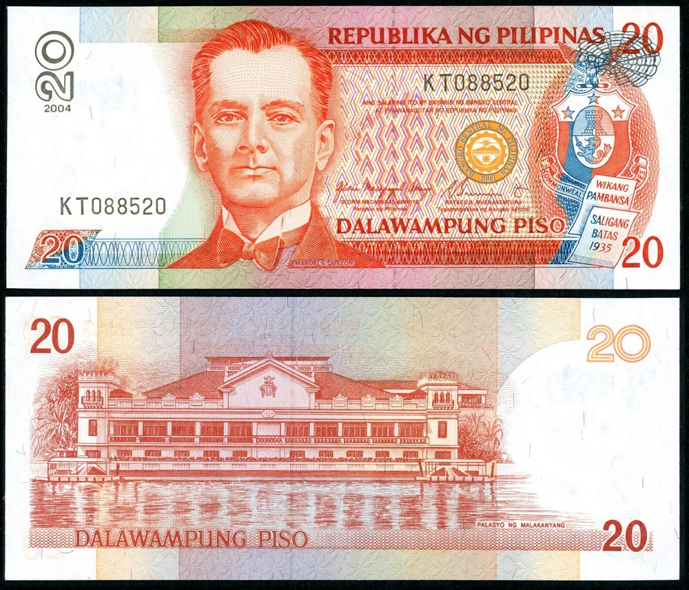 Philippines 20 Peso Banknote UNC