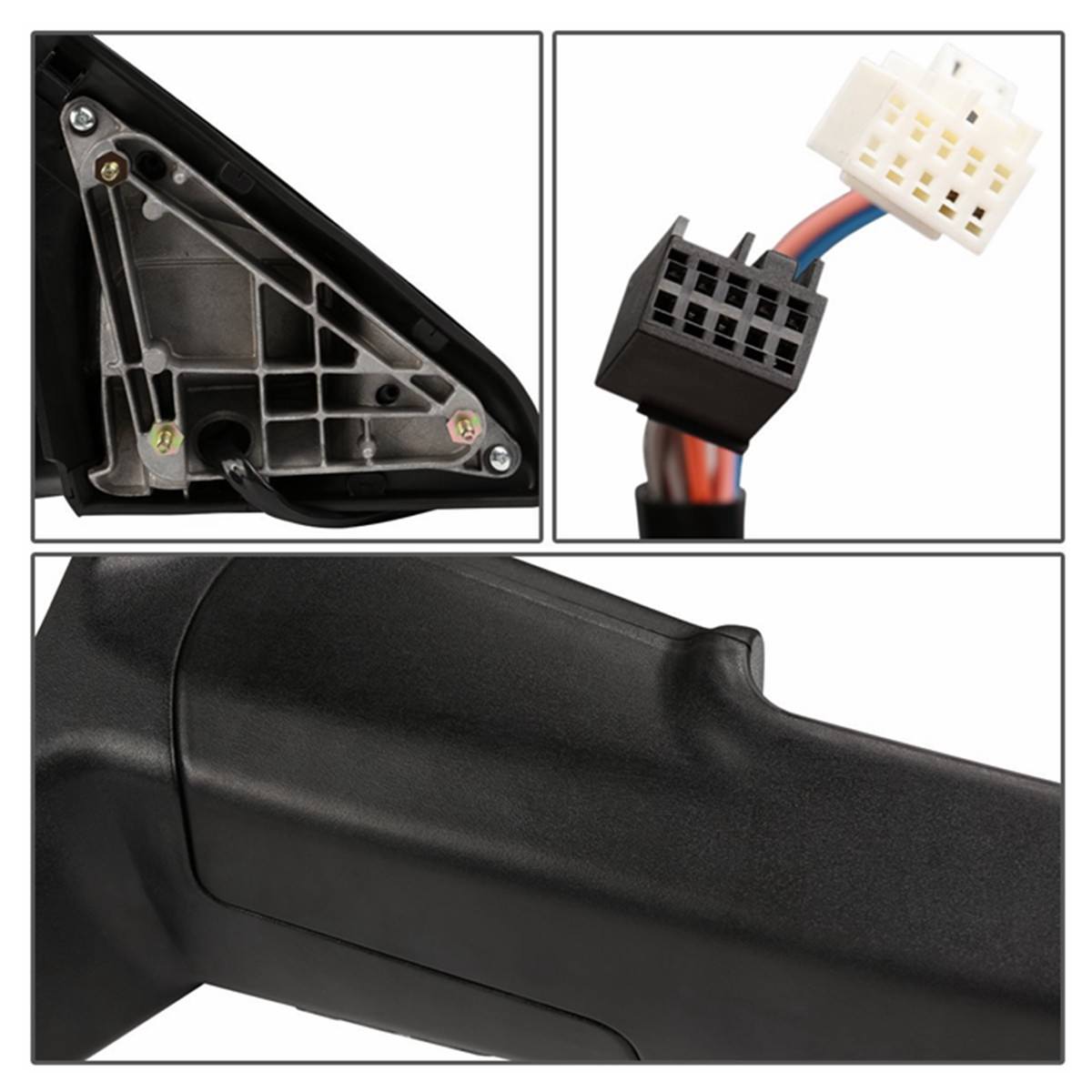 Tow Mirrors For 09-23 Ram 1500 10-18 2500 3500 Power Heated w/Temperature Sensor