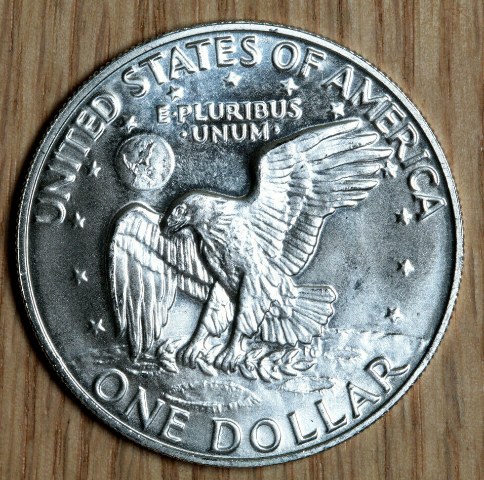 1973 S Eisenhower Ike Silver $1 Dollar - 40% Silver - BU Uncirculated