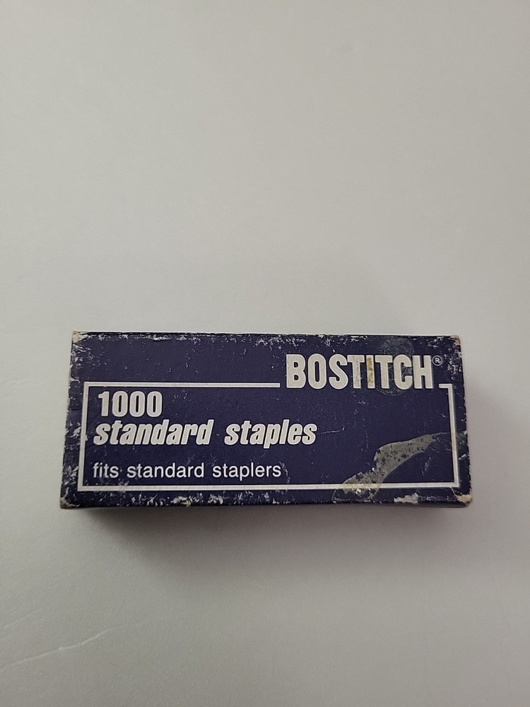 Bostitch Standard Staples Open Box