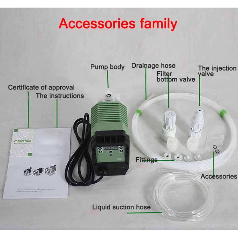 0.48 Litre Metering Pump Quantitative Electromagnetic Diaphragm Metering Pump