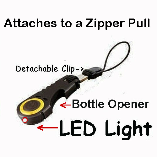 Guildsman Survival Hex Key Tool Zipper Pull ~ Attach to a COAT, Case Zipper pull