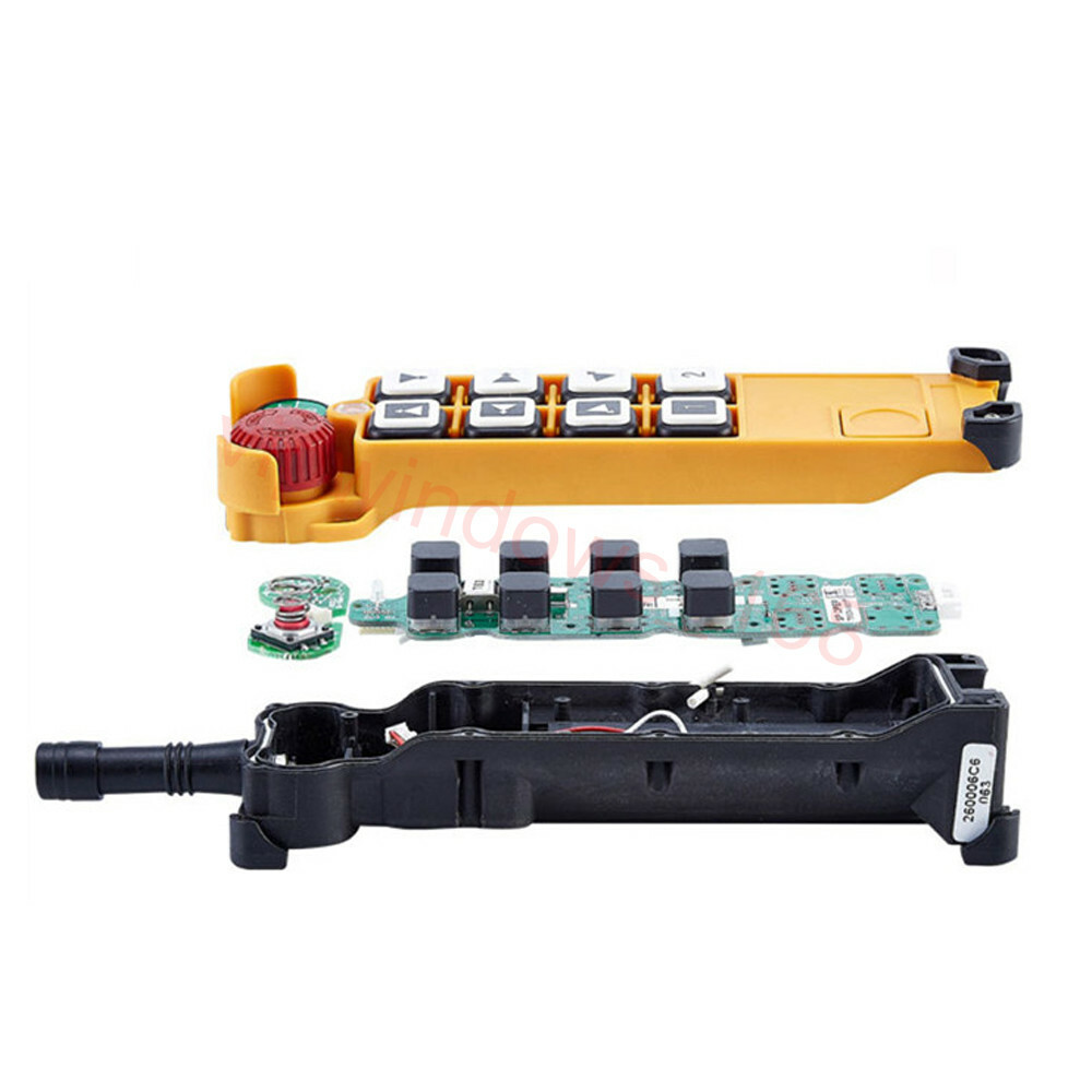 Industrial 8 Keys Crane Remote Control Wireless Transmitter Push Button Switch