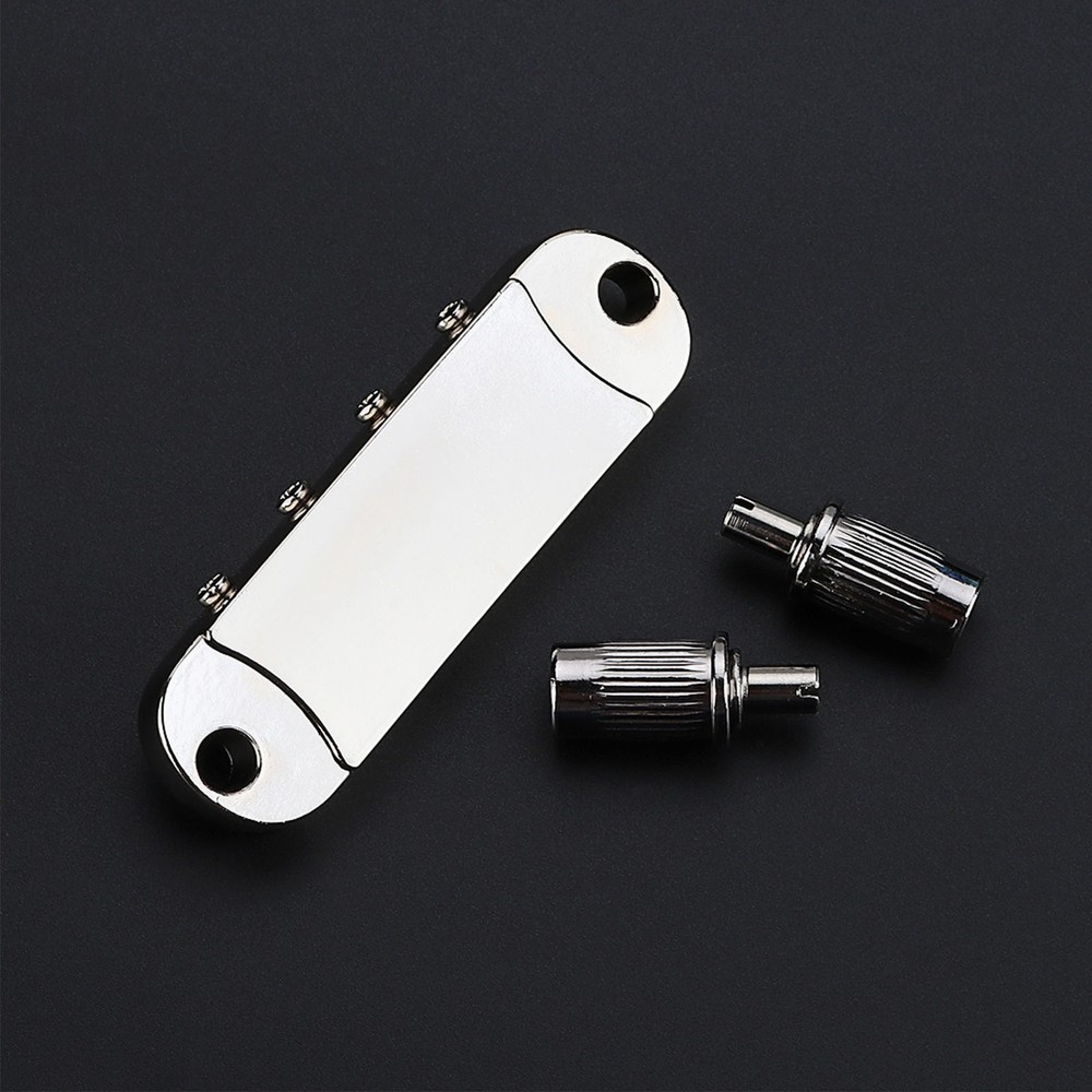 Roller Saddle Bridge Replacement Lightweight 4 String Guitar Bridge For Bass