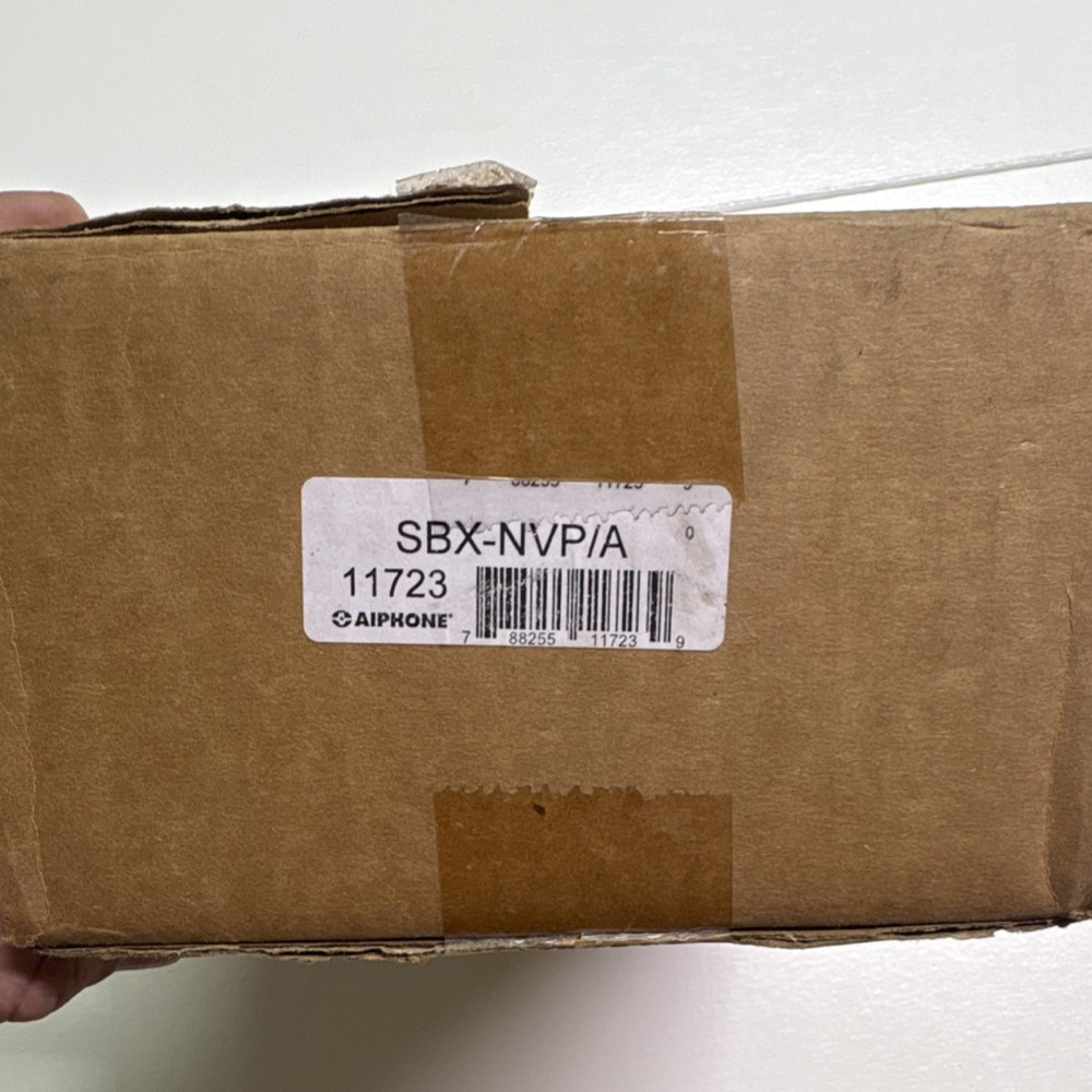 Aiphone SBX-NVP/A Mounting Box for Industrial Intercom System Model 11723