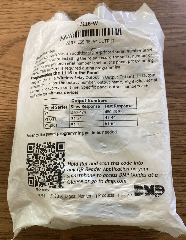 DMP 1116-W Wireless Relay Output