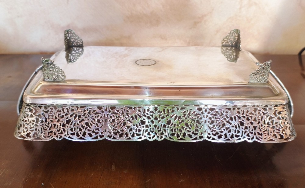 800 silver, tray, centrepiece, Made in Italy