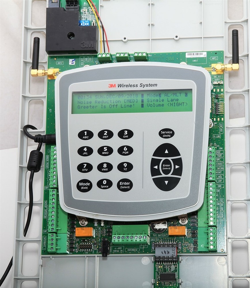 3M 1BAE XT-1 Wireless Drive Thru Intercom Base + Vehicle Detector & Greeter XT1