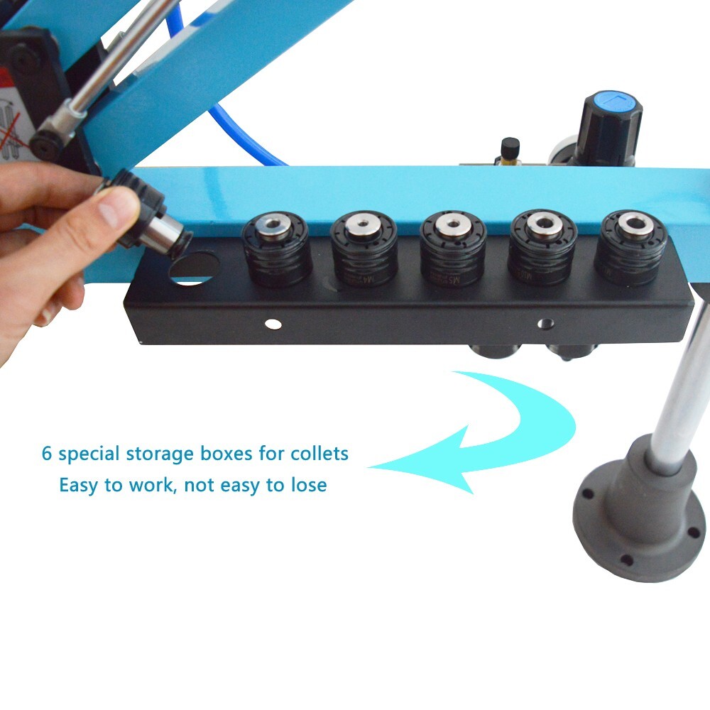 M3-M16 Vertical Pneumatic Tapping Machine Precision Tapper Arm Metal Drill Tap