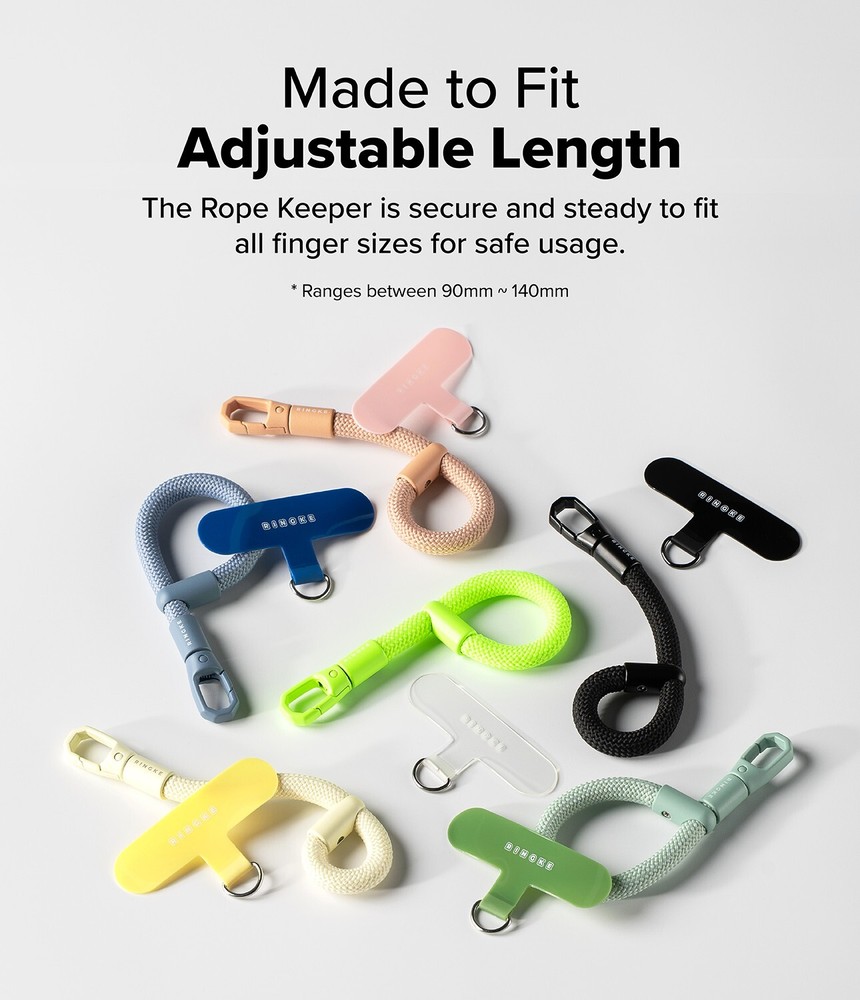 For Universal Phone Strap | Ringke [Holder Link Flow] Tether Tab Finger Strap