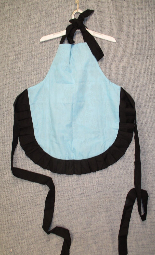 Black & White Kitchen Chef Apron with Front Pocket