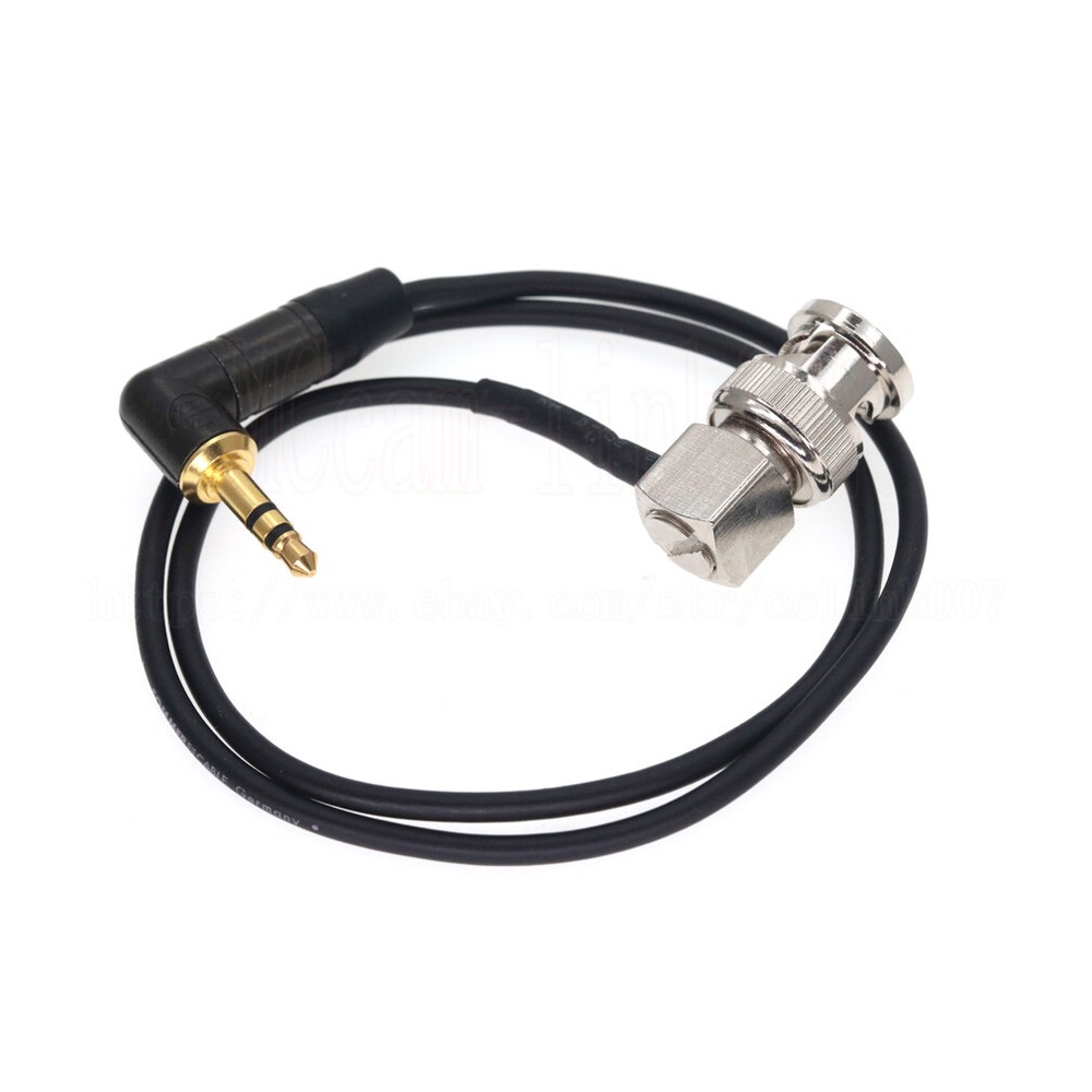 ZOOM F6 Time code cable, ZOOM F6 Timecode input and output line 3.5 plug to BNC