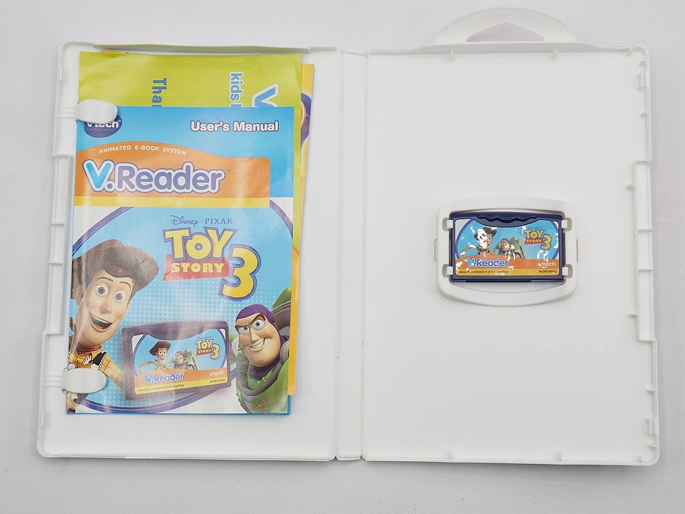 VTech V.Reader Toy Story 3 Interactive E-Reading System Cartridge *OPEN BOX!*