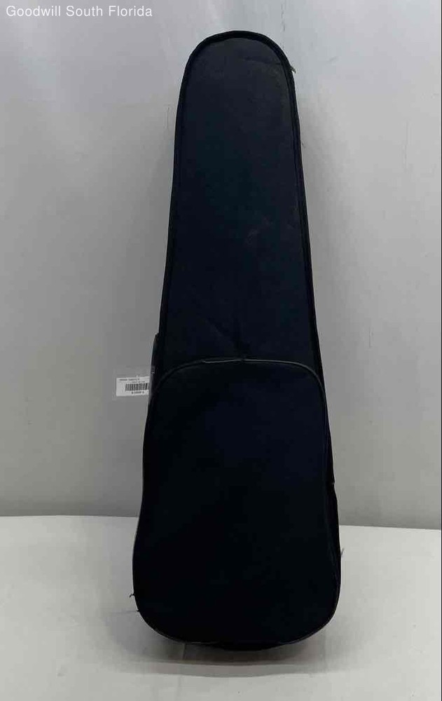 Black Solid Fabric Handle Zipper Storage Musical Instrument Violin Case