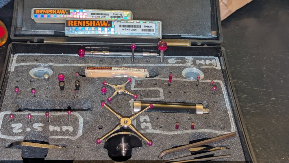 Assorted Renishaw Probe Tips Styli and Accessories