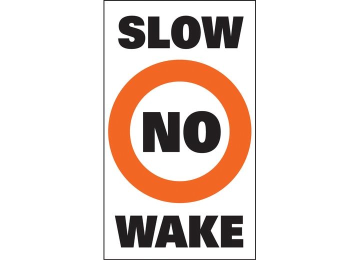 Taylor Made 46181 Surmark Label-Slow No Wake