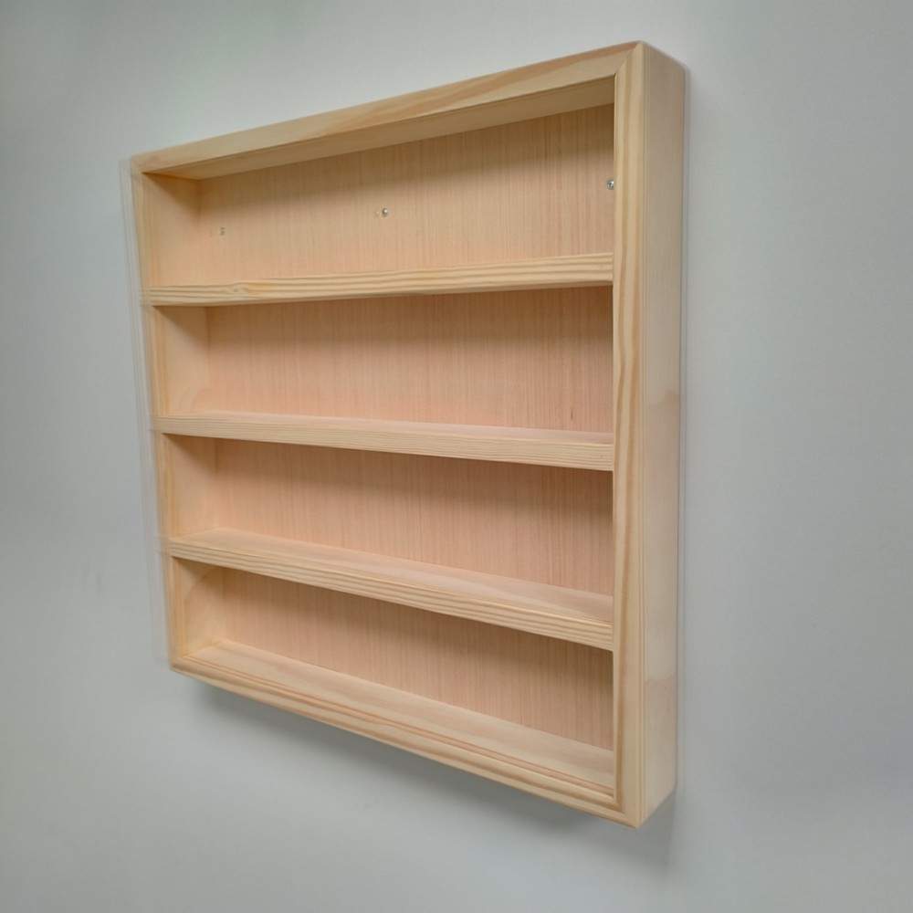 Wooden Cassette Storage Display Rack 120