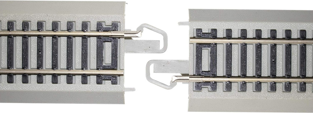 Trains - E-Z COMMAND DCC EQUIPPED #6 SINGLE CROSSOVER TURNOUT - RIGHT - NICKEL S
