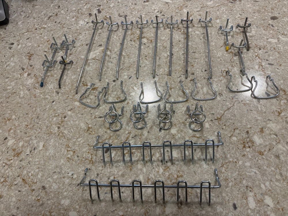 Pegboard Accessories for Organizing Tools in Workshop, Garage