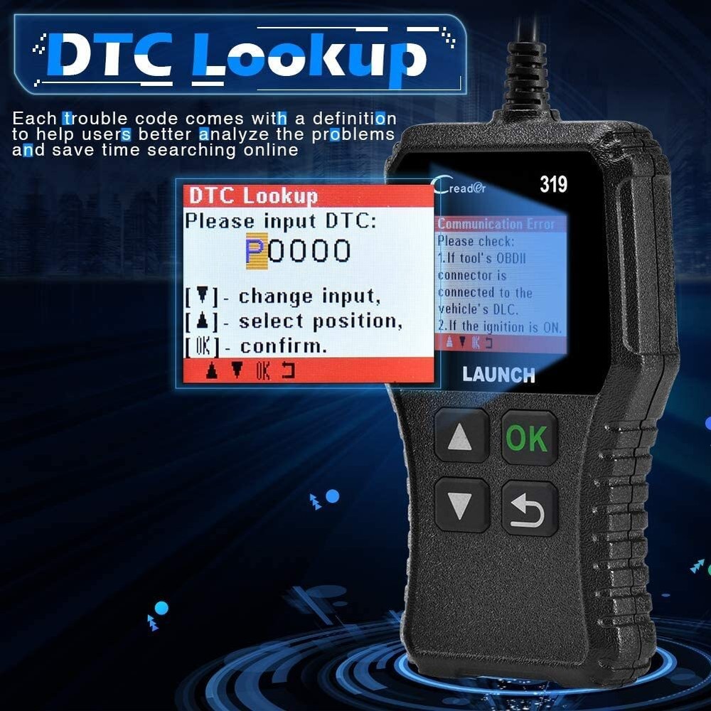 Automotive OBD2 Scanner OBD Code Reader Car Diagnostic Tool Check Engine Fault