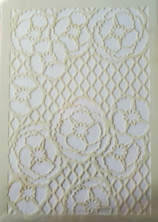 CraftbuddyUS Fantasy Frililea Stencil (DBST25)