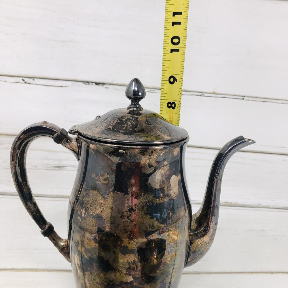 Poole Silver Co Silverplate 527 Tea Sugar Creamer Serving Set