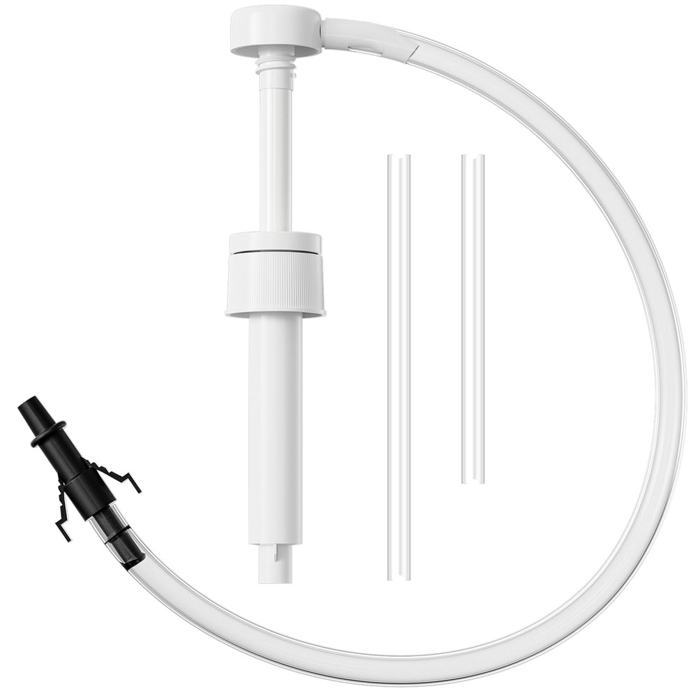 Fluid Pump for Standard Quart Bottles - 8cc Per 1pcs, white