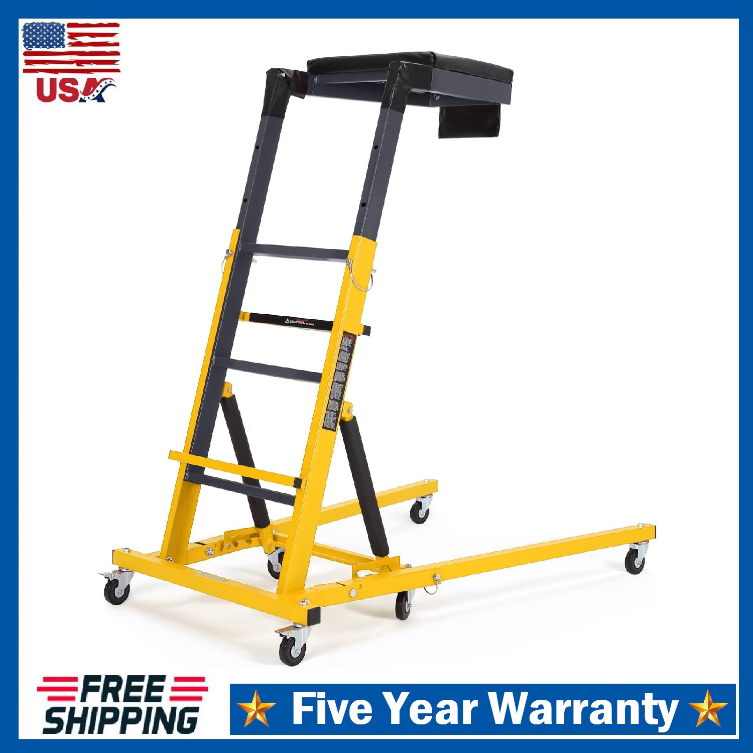Foldable Automotive Topside Creeper ,400 LBS Adjustable Height Garage for Auto