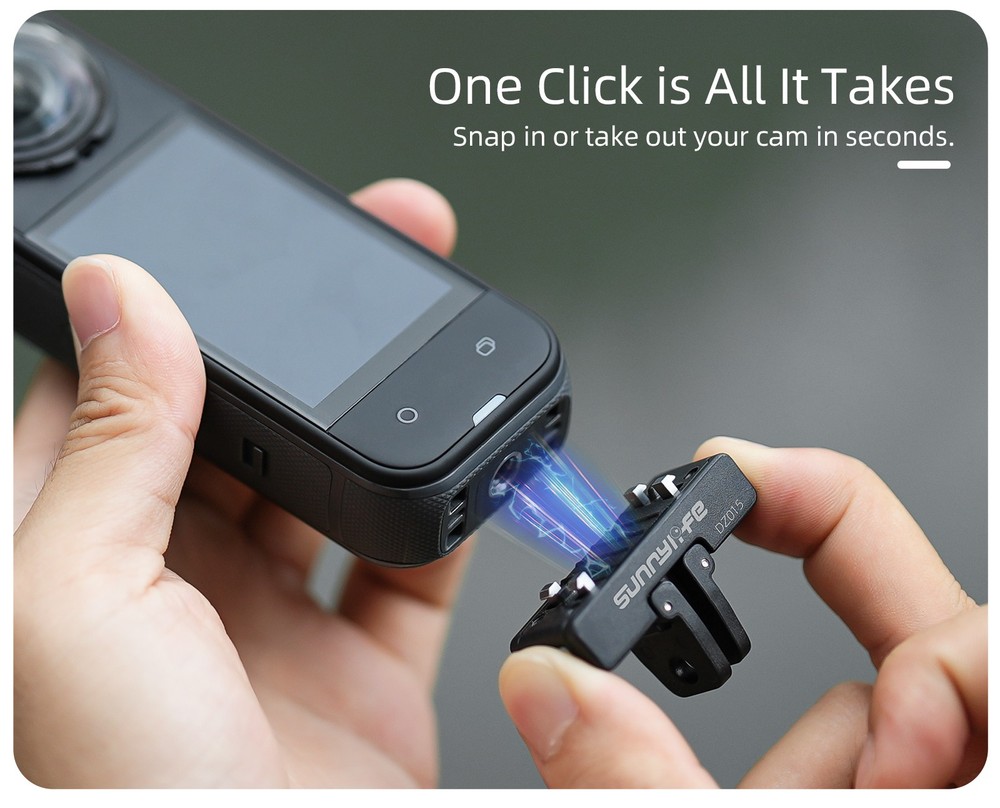 Magnetic Quick Release Adapter Mount For Insta360 X5 Ace/Ace Pro 2 1 Camera Base