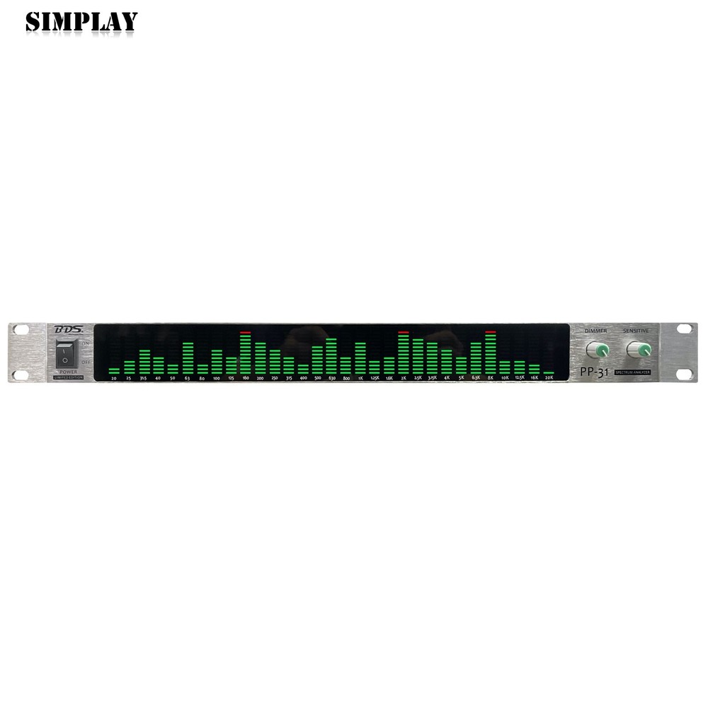 BDS PP-31 Digital Audio Spectrum Analyzer Display 1U Music Spectrum VU Meter