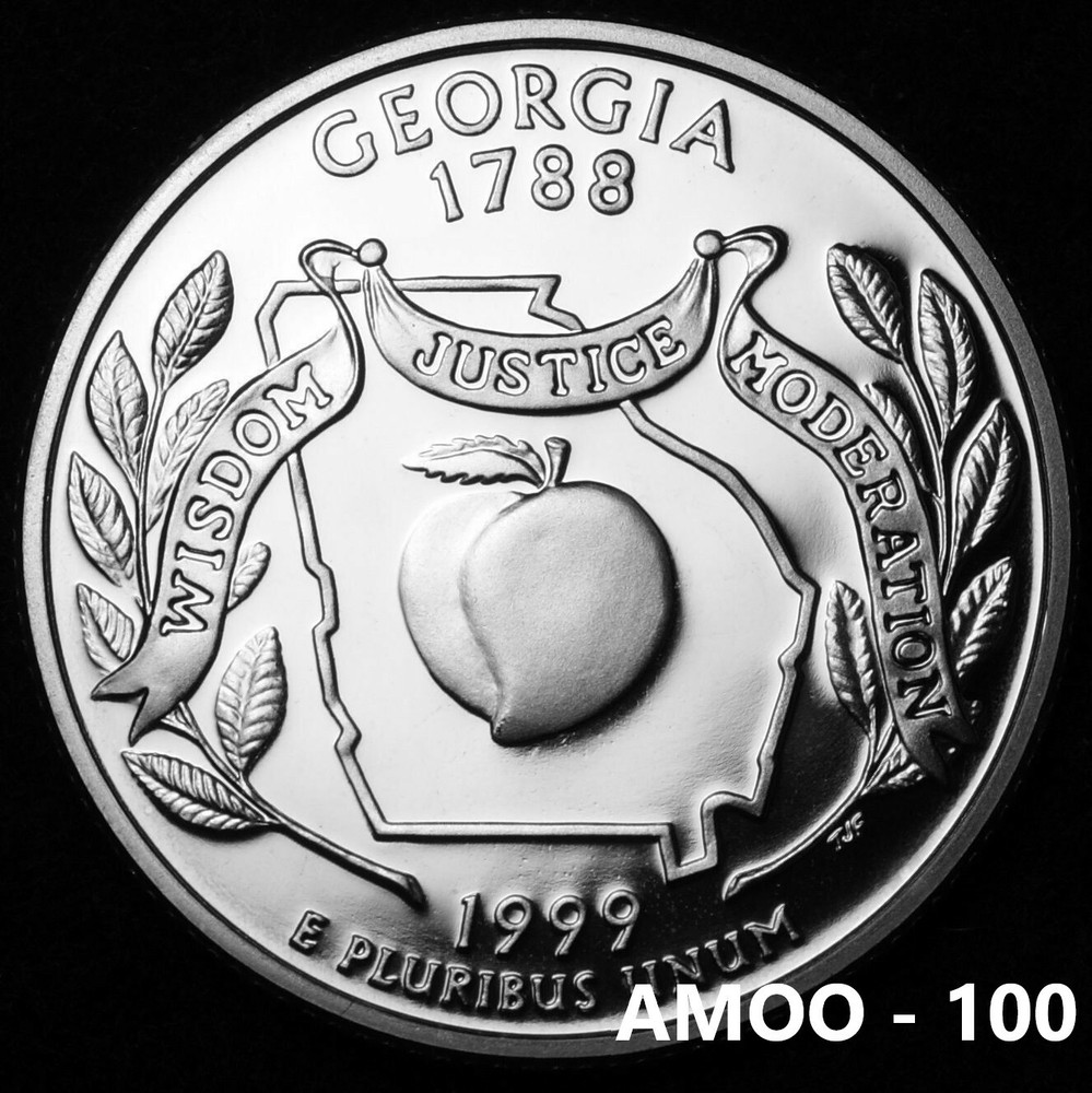 1999-S Georgia Proof State Quarter