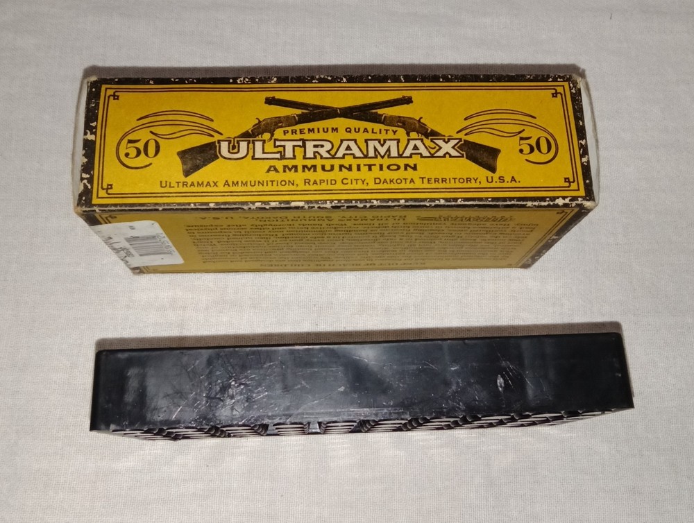 VINTAGE ULTRAMAX AMMUNITION EMPTY 357 CARTRIDGE BOX