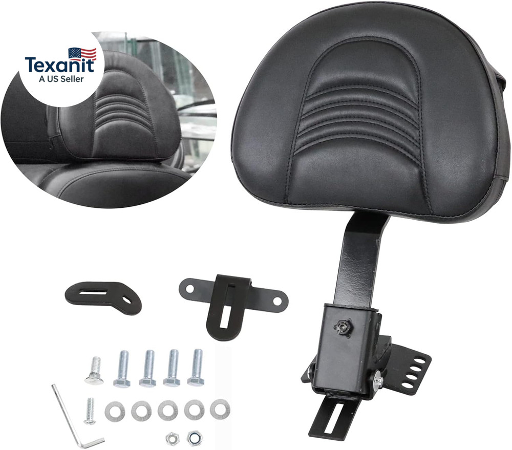 Adjustable Plug-In Heavy Duty Driver Rider Backrest Kits Custom Made Compatible
