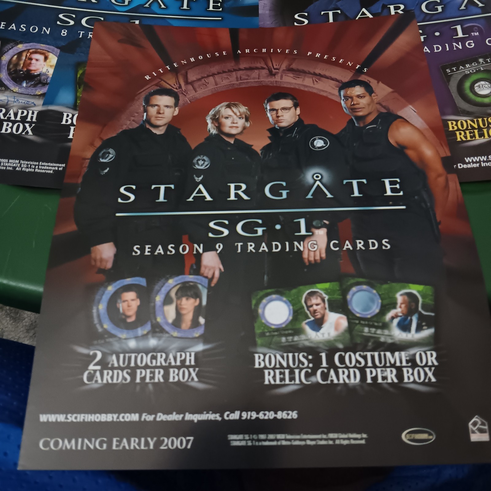 Stargate SG1 Promi Card Set Lot Of 5