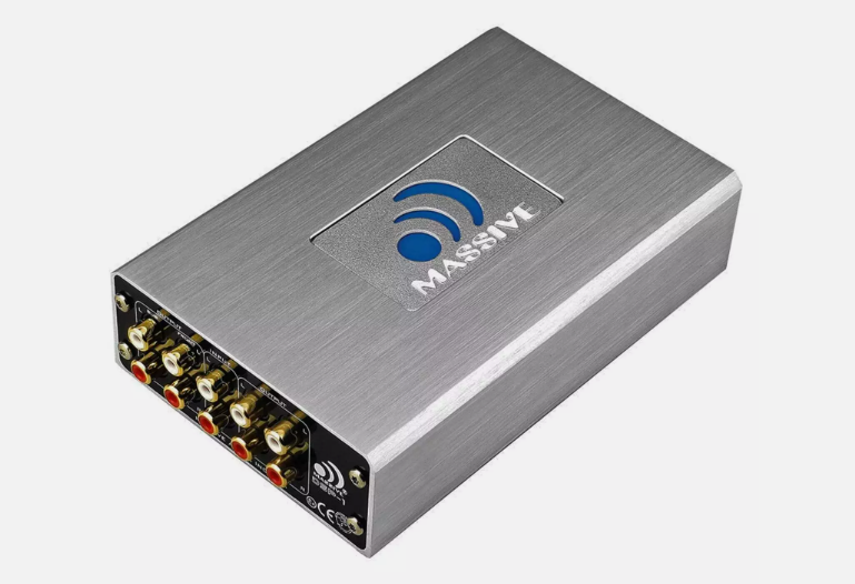 Massive Audio DSP1 Digital Signal Processor/EQ with 4 CH Amp Built-In Car Audio