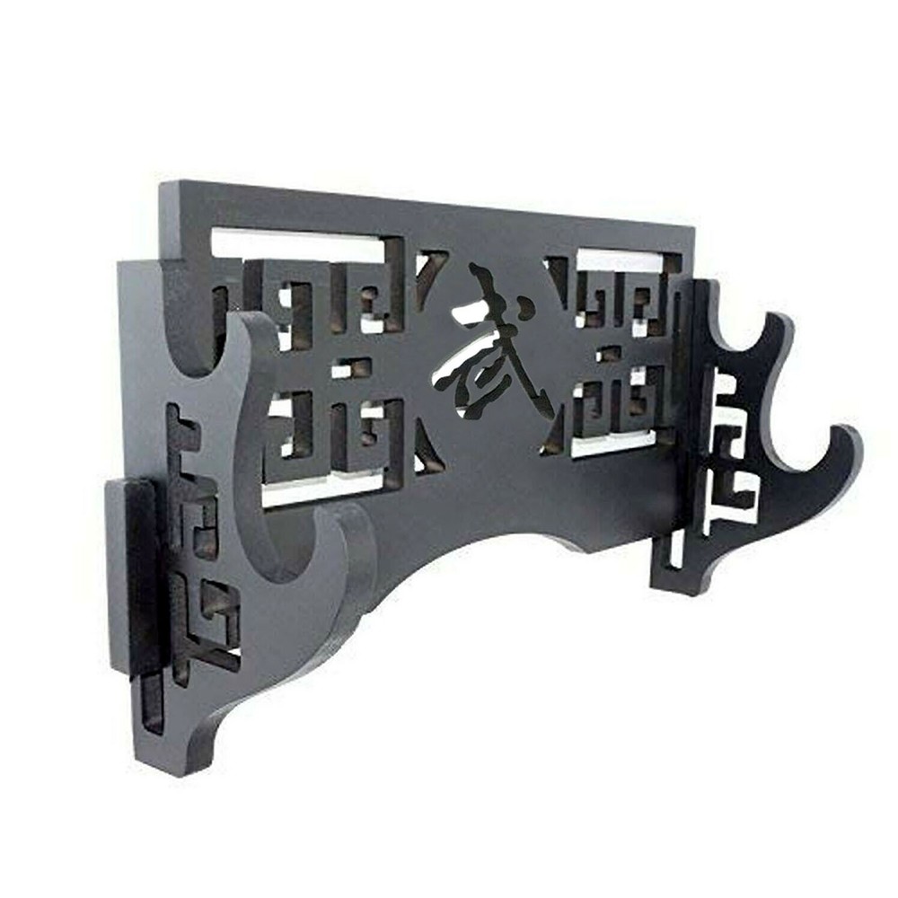 Hollowing Katana Samurai Sword Holder Stand Wall Mount Rack 武 Pattern 1~4 Tier