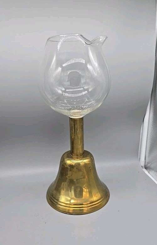 Vintage Last Call Barware Bell Pitcher Crystal