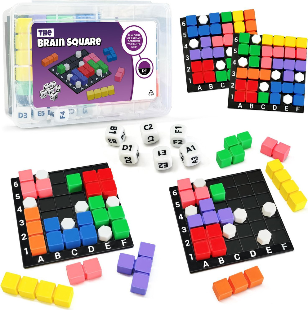 Brain Square STEM Puzzle Game - 160,000+ Pattern Matching Solutions!