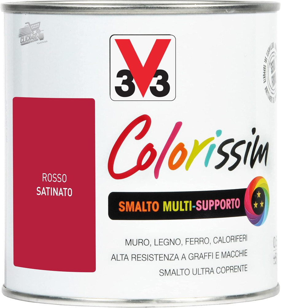 Colorissim Red Multi-support Enamel 0.5 L