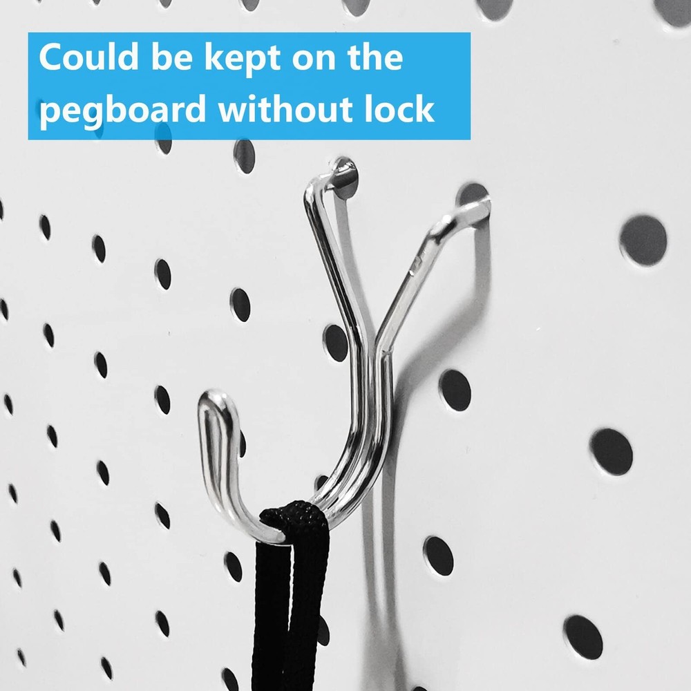Pegboard Hooks Assortment, for Organizing Various Tools, with Pegboard Bins, ...