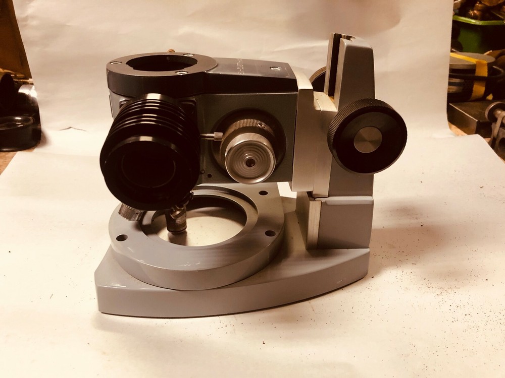 MACHINIST TOOL LATHE MILL American Optical Microscope Base  OfCe FrBk
