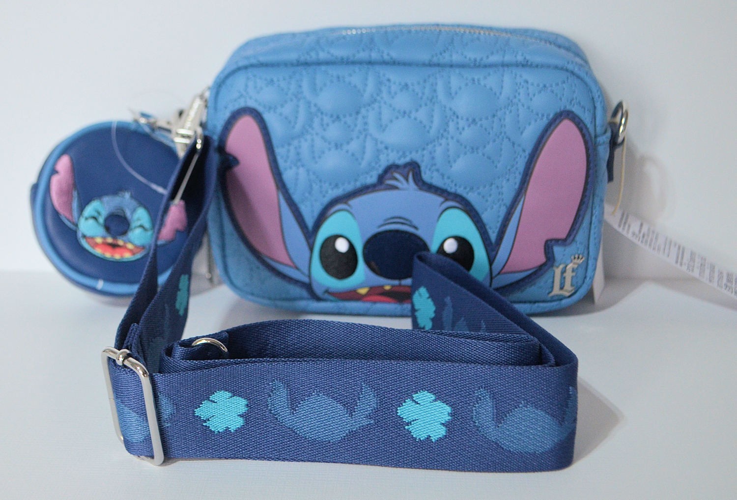 Disney Parks Loungefly Stitch Crossbody and Scrump Coin Bag NEW