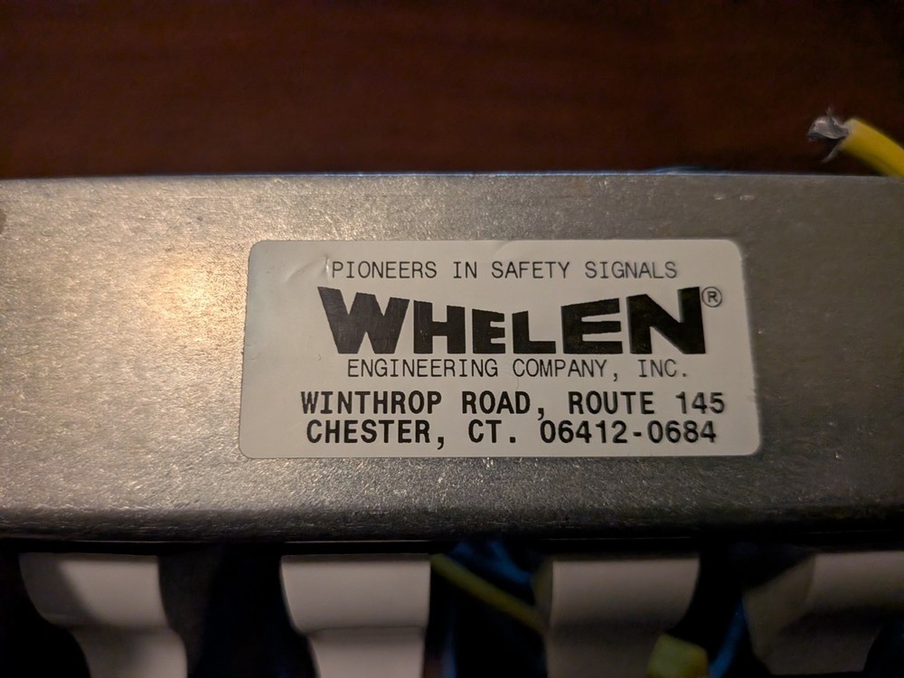 Whelen Heavy Duty 4-Switch Panel
