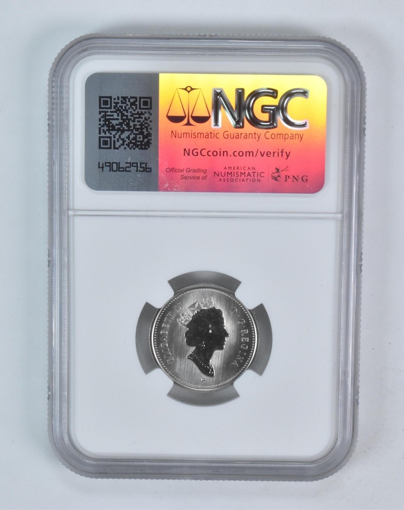 2003 Canada 5 Cent Beaver Crowned Bust SP69 NGC Canada Label