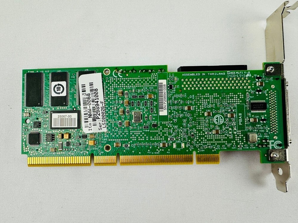 LSI Logic LSI00026-F SCSI Controller Card