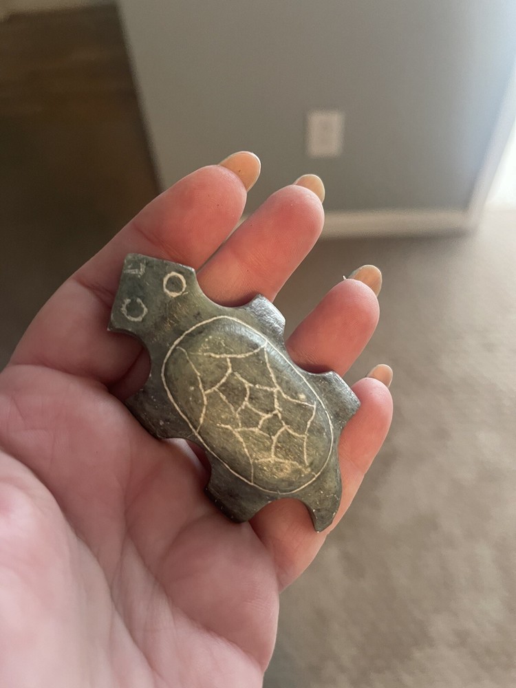 Vintage Stone Carved Turtle