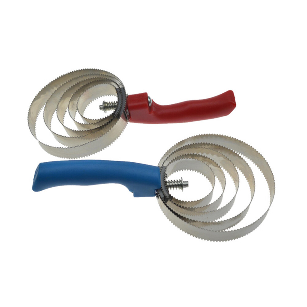 Barn Stable Fourth Ring Stainless Steel Grip Spring Curry Comb Random Color